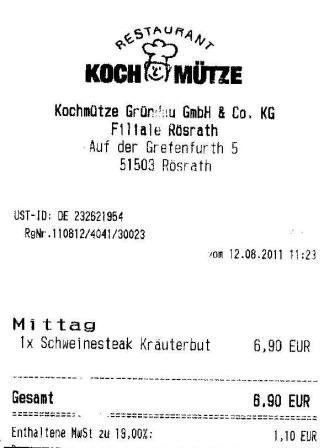 fbrt Hffner Kochmtze Restaurant